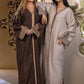 Caftan Marron aux Broderies Élégantes - Ladmana