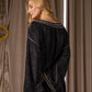 Caftan Noir Brillant au Style Sophistiqué - Ladmana