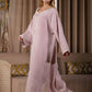 Caftan Rose Élégant aux Finitions Délicates - Ladmana
