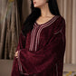 Caftan Rose Élégant aux Finitions Délicates - Ladmana