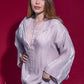 Jellaba 2 pièces rose clair - Ladmana