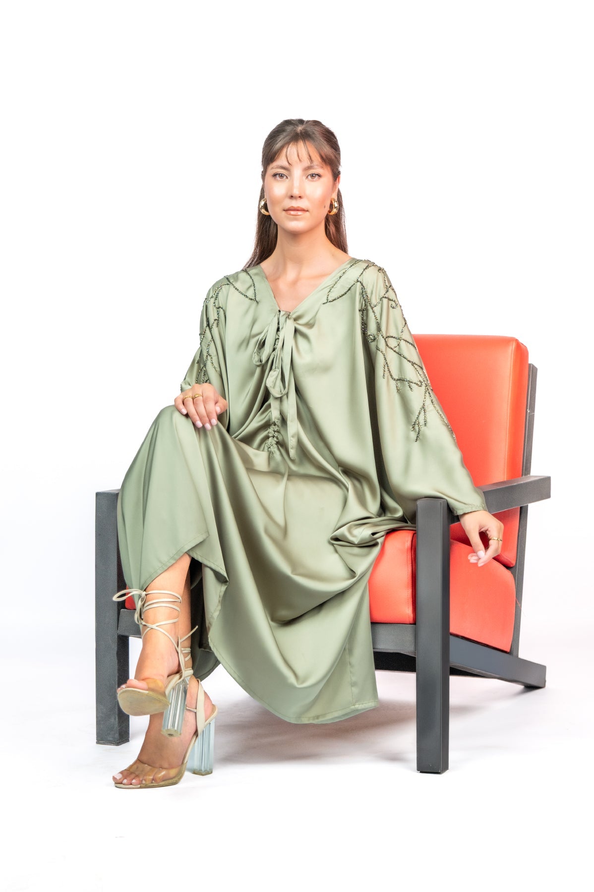 Robe en Soie & Cristal - Ladmana