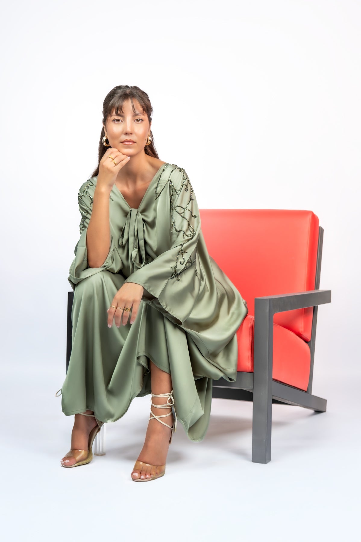 Robe en Soie & Cristal - Ladmana