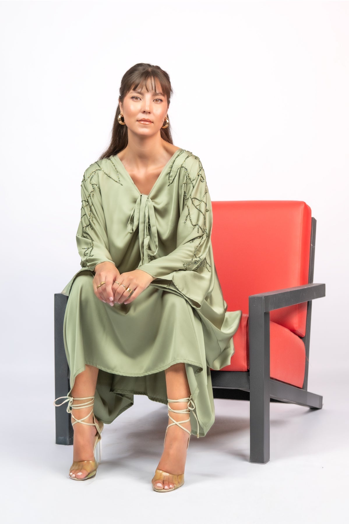 Robe en Soie & Cristal - Ladmana
