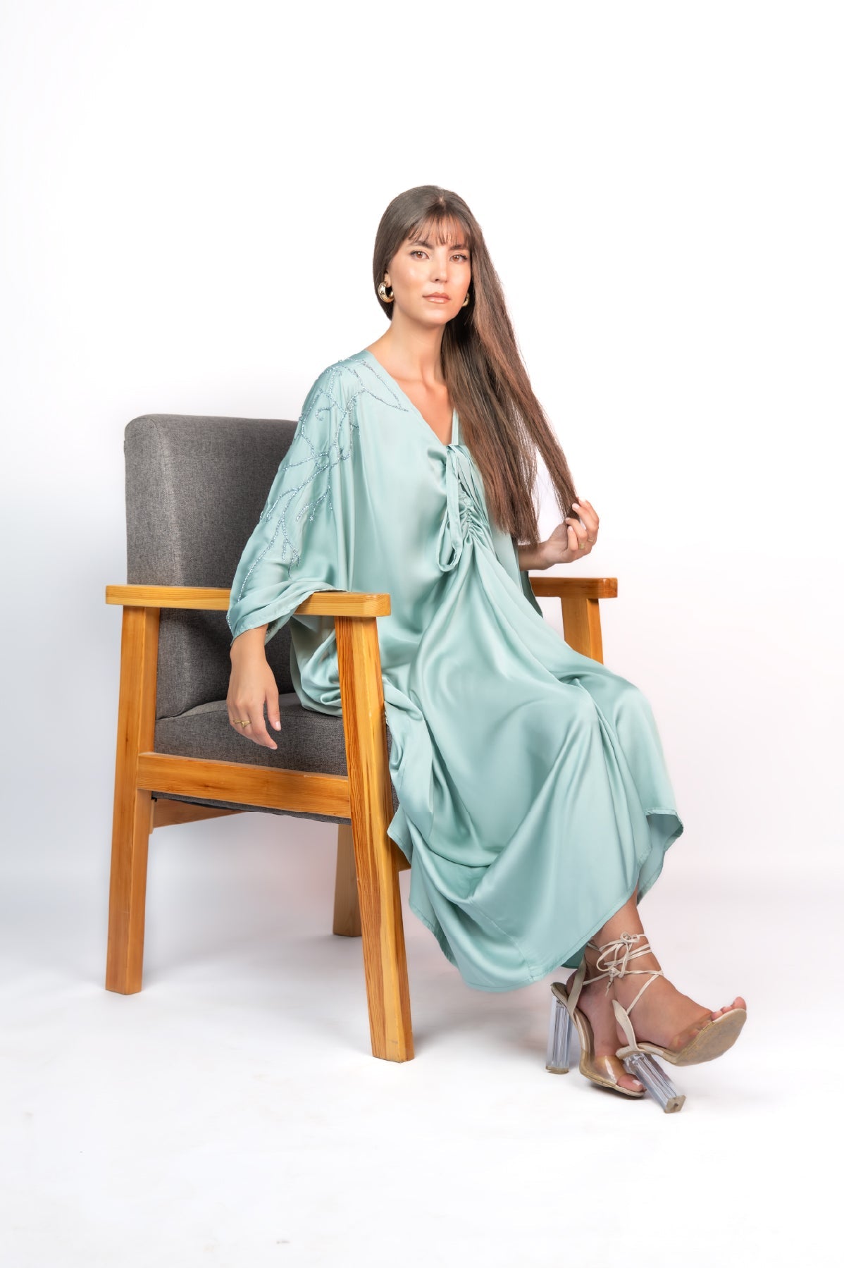Robe en Soie & Cristal - Ladmana